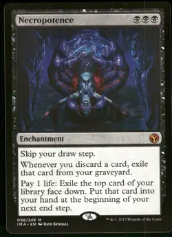 1x Necropotence - Iconic Masters - NM - MTG - Image 1
