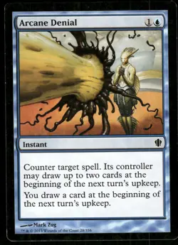 1x Arcane Denial - Commander 2013 - LP - MTG - Image 1