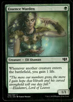 1x Essence Warden - Commander 2014 - LP - MTG - Image 1