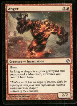 1x Anger - Duel Decks: Venser vs. Koth - MP - MTG - Image 1