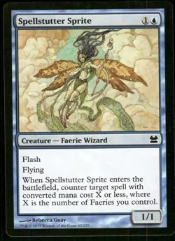 1x Spellstutter Sprite - Modern Masters - NM - MTG - Image 1