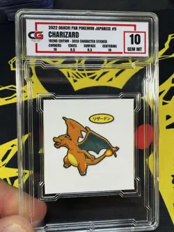 Charizard Gem Mint 10 2022 Daiichi Pan Sticker Japanese Pokemon RARE! - Image 1