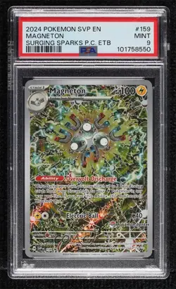 Magneton (Pokemon Center) Pokemon Scarlet & Violet Black Star Promo PSA 9 MINT - Image 1