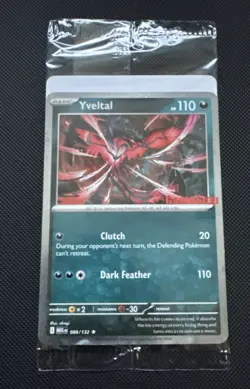 Pokemon TCG Yveltal 088/132 Holo Mega Evolution (Sealed GameStop Promo) - Image 1