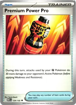 Pokemon - Premium Power Pro - 124/132 - Mega Evolution - NM/M - Image 1