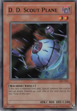 Yugioh D.D. Scout Plane IOC-012 Super Rare LP - Image 1