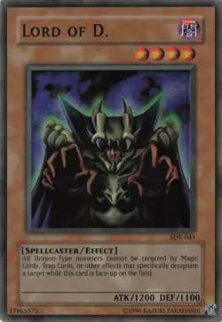 Yugioh Lord of D. SDK-041 Super Rare LP - Image 1
