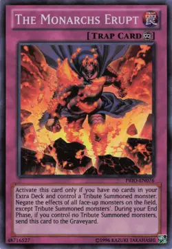 Yugioh The Monarchs Erupt PRIO-EN076 Super Rare NM - Image 1
