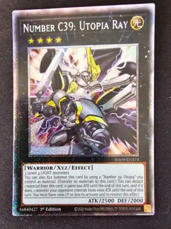 Number C39: Utopia Ray - RA04-EN174 - Platinum SR - 1st Edition - YuGiOh - (NM) - Image 1