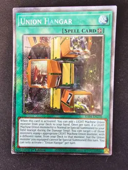Union Hangar - RA04-EN270 - Platinum Secret Rare - 1st Edition - YuGiOh - (NM) - Image 1