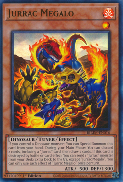 BLMM-EN016 Jurrac Megalo Ultra Rare 1st Ed YuGiOh - Image 1