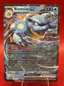 Blastoise ex (Stellar Crown Stamp) 030/142 Miscellaneous Cards & Products Holo - Image 1