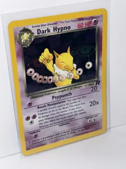 Pokemon Dark Hypno Holo Rare TCG Card 9/82 1 Owner - Image 2