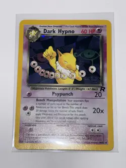 Pokemon Dark Hypno Holo Rare TCG Card 9/82 1 Owner - Image 3