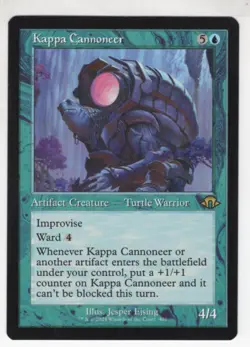 MTG Modern Horizons 3 Rare Card Kappa Cannoneer (Retro Frame) - Image 1