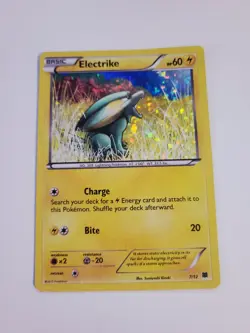 Pokemon Card Electrike McDonalds Promo 7/12 Confetti Holo - Image 1