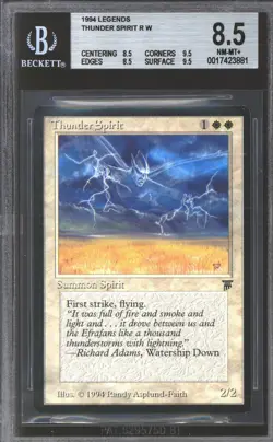 Magic MTG Legends Thunder Spirit BGS 8.5 (8.5, 9.5, 8.5, 9.5) NEAR MINT NM - Image 1