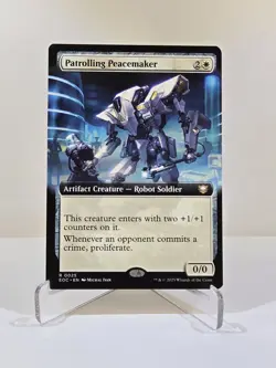 MTG Patrolling Peacemaker (Extended Art) Commander: Edge of Eternities Regular - Image 1