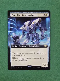 MTG Patrolling Peacemaker (Extended Art) Commander: Edge of Eternities Regular - Image 3