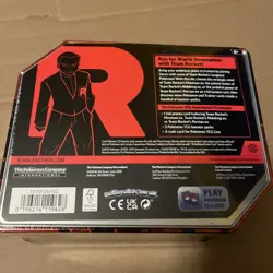 Destined Rivals Team Rocket Tin (Nidoking ex) - Sealed New - Pokemon TCG - Image 2