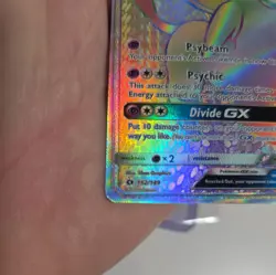 Espeon GX Sun & Moon Base Set 152/149 Pokemon Holo Secret Rare Rainbow - Image 5