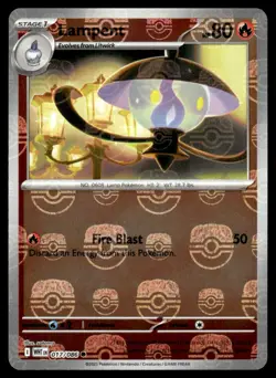 2025 Scarlet & Violet Series - White Flare Lampent Masterball #17 - Image 1