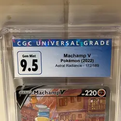 2022 Pokemon MACHAMP V 172/189 Astral Radiance English - CGC Gem Mint 9.5(10) - Image 5