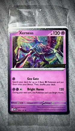 Xerneas 064/132 Best Buy Stamped Promo - Pokemon TCG Mega Evolutions- NM+/Sealed - Image 1
