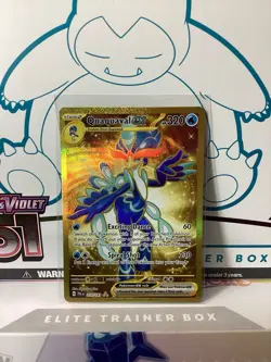 Pokemon Quaquaval EX Scarlet & Violet Paldea Evolved #273/193 Hyper Gold Holo - Image 1