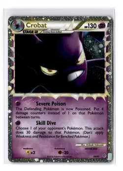 Crobat (Prime) - 84/95 Unleashed Holo Rare - LP - POKEMON TCG - Image 1