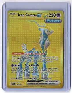 Iron Crown ex - 216/162 Hyper Rare Holo NM Pokemon SV05: Temporal Forces - Image 1