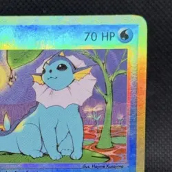 Pokemon TCG EX Sandstorm Vaporeon 25/100 Reverse Holo LP - Image 3