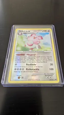 Holo Pokemon Karte: Heiteira LV. 40 22/127 | Reverse Holo | Platin | Deutsch - Image 3