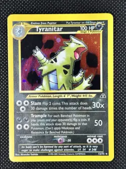 Pokemon Tyranitar Neo Discovery - Holo Rare #12 - NM! - Image 2