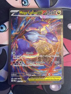 NM Ungraded Pokemon TCG Mega Latias EX SIR 181/132 Mega Evolution English 2025 - Image 1