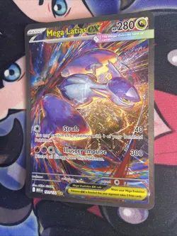 NM Ungraded Pokemon TCG Mega Latias EX SIR 181/132 Mega Evolution English 2025 - Image 3