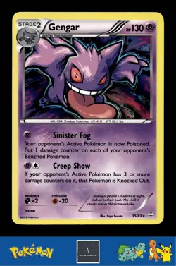 2016 Pokemon XY Generations 20th 35/83 Gengar (Tsuruta) Holo - Image 1