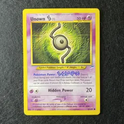 Pokemon TCG Unown [S] 87/105 Neo Destiny Non-holo NM - Image 1