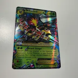 M Beedrill EX XY158 XY Holo Custom Fan Art Promo Pokemon - Image 1