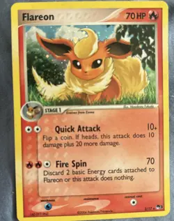 Pokemon TCG Flareon Holo || POP Series 3 2006 - Image 1