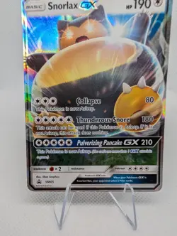 Snorlax GX SM05 Pokemon TCG 2016 Sun & Moon Black Star Promo Holo Rare - MP - Image 3