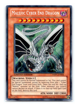 Malefic Cyber End Dragon - YMP1-EN004 - Secret Rare - Limited Edition Yugioh - Image 1