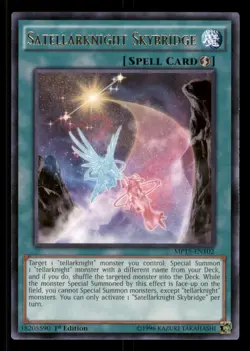 Yugioh Satellarknight Skybridge #MP15-EN102 2015 Mega-Tins Mega Pack LP - Image 1