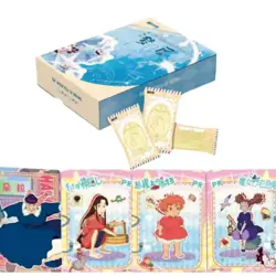 Studio Ghibli Geschenkbox Booster Pack 10x Totoro Mononoke TCG Trading Card Game - Image 1