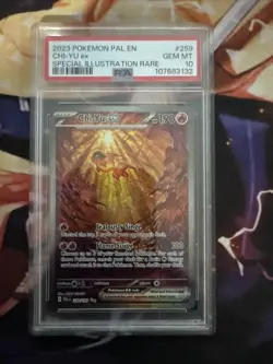 Pokemon TCG Chi-Yu EX Holo Card 259/193 Sv02: Paldea Evolved PSA GEM MT 10 - Image 1