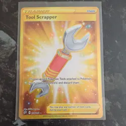 Tool Scrapper 208/192 Rebel Clash Full Art Gold Secret Rare Pokemon Card - Image 1