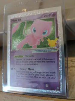 Mew EX 88/92 Ultra Rare Holo Pokemon Card Celebrations 25th Anniversary Mint/NM - Image 3