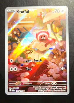 Stufful 154/132 Full Art NM/M Mega Evolution Pokemon Card M/NM - Image 1