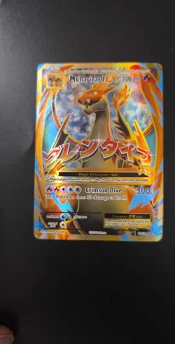 Pokemon TCG Mega-Charizard-EX Evolutions Holo Full Art Ultra Rare Card 101/108 - Image 1