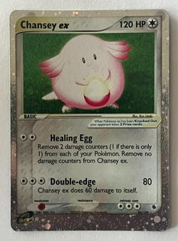 2003 Pokemon Chansey Ex Holo Card 96/109 Ultra Rare LP - Light Played - Image 1